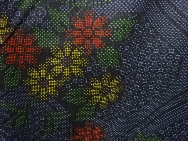Japanese Kimono / Tsumugi Silk